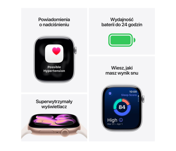 APPLE Apple Watch Series 11 GPS + Cellular 46mm Tytanowa koperta (łupkowa) + bransoleta mediolańska (łupkowa) - rozmiar M/L - 1362443 - zdjęcie 3